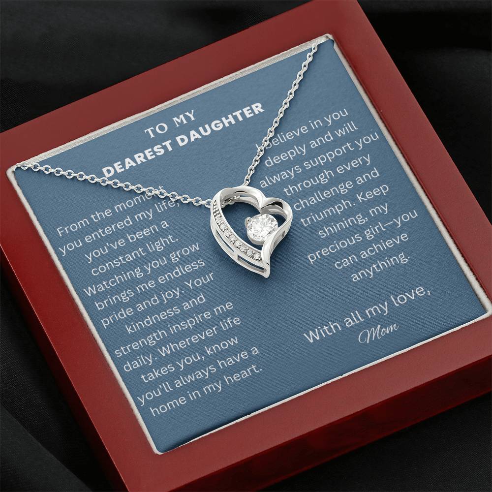 Forever Love Necklace To My Dearest Daughter from Mom