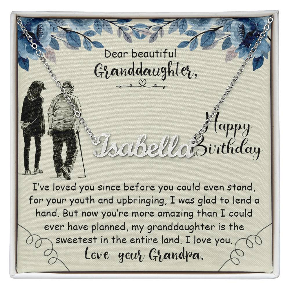 To My Granddaughter -I’ve loved you