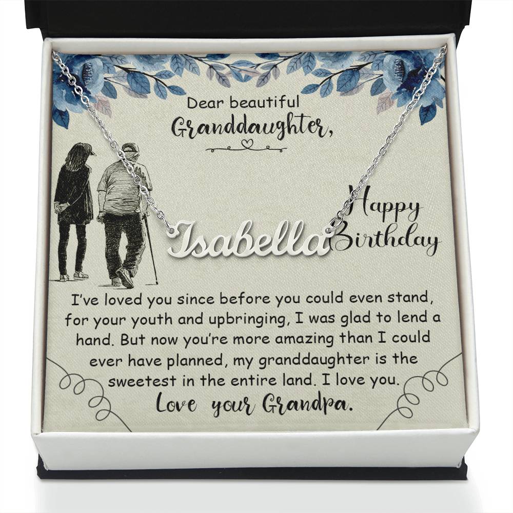 To My Granddaughter -I’ve loved you