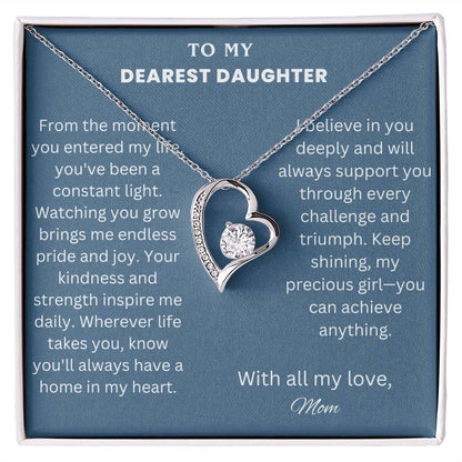 Forever Love Necklace To My Dearest Daughter from Mom