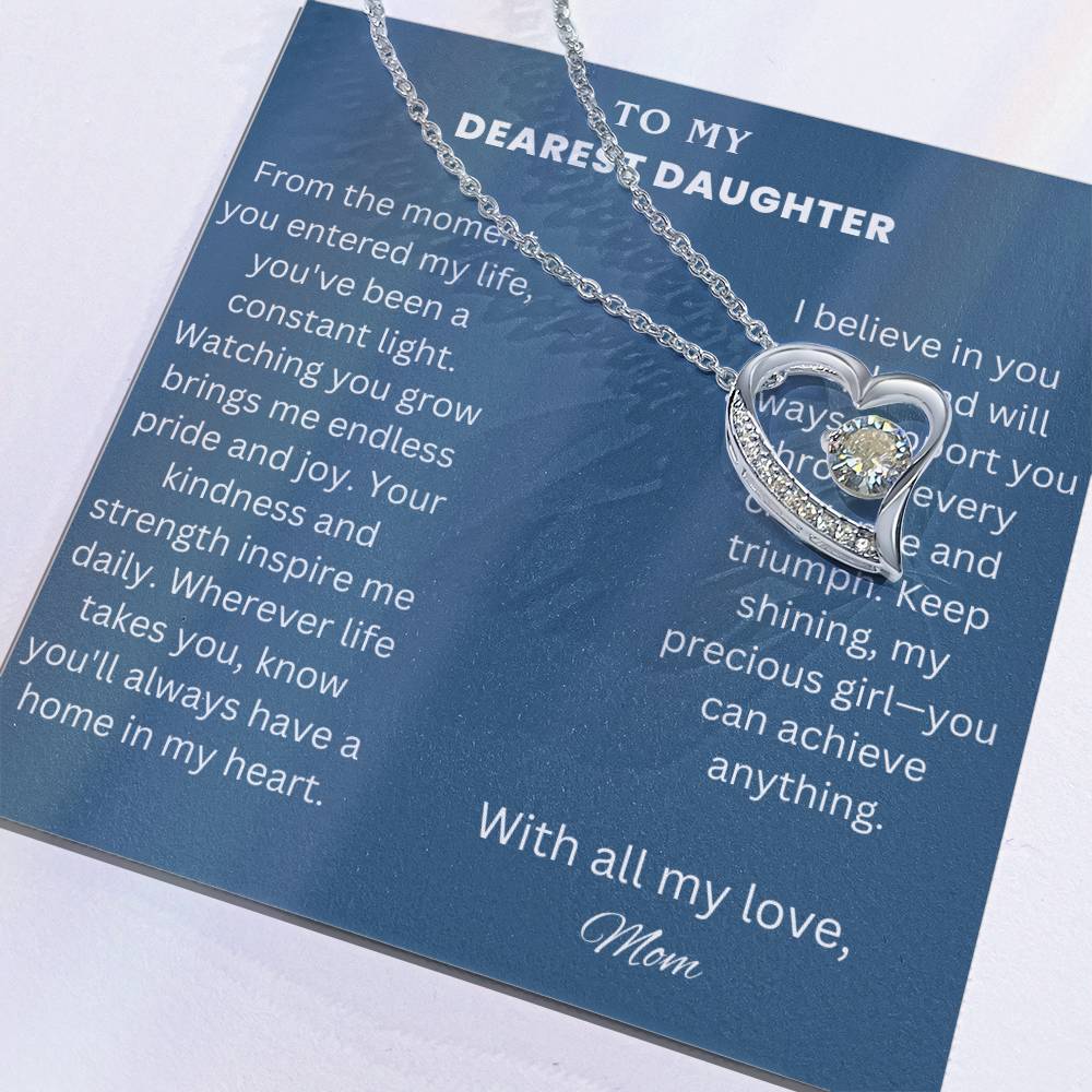 Forever Love Necklace To My Dearest Daughter from Mom