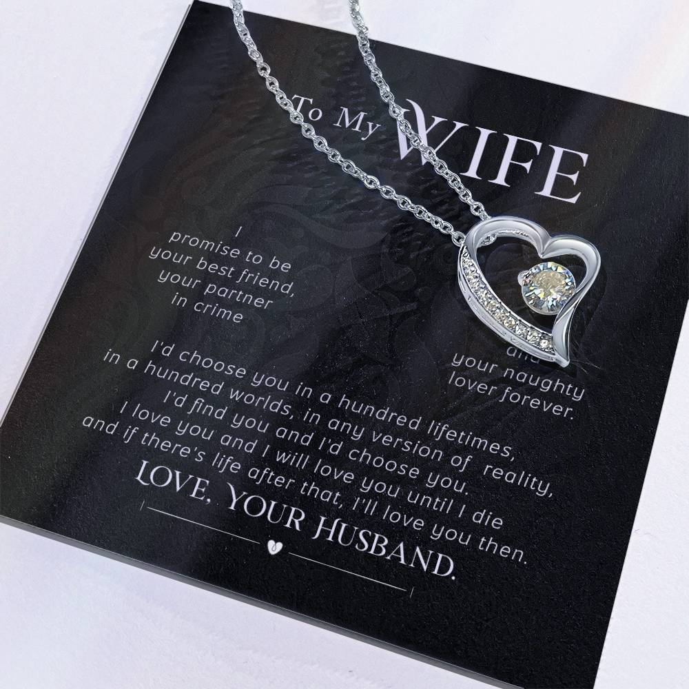 To my wife- I promise