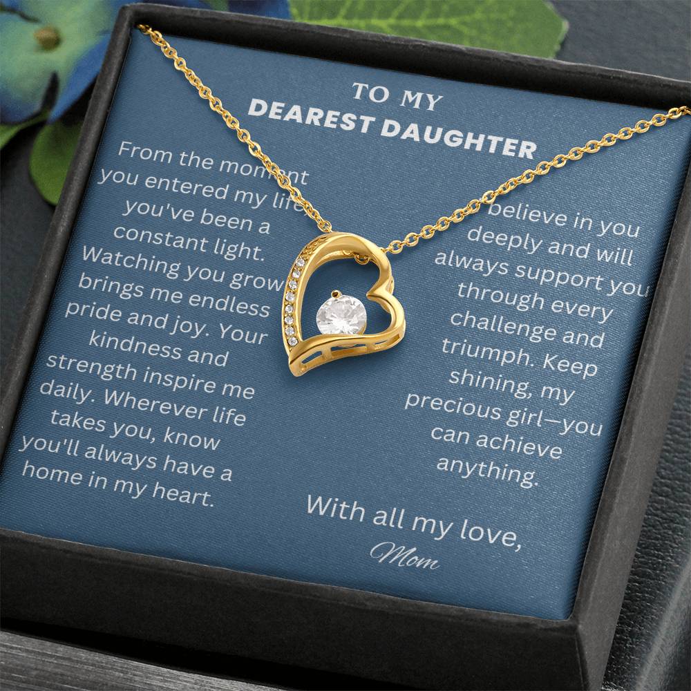 Forever Love Necklace To My Dearest Daughter from Mom