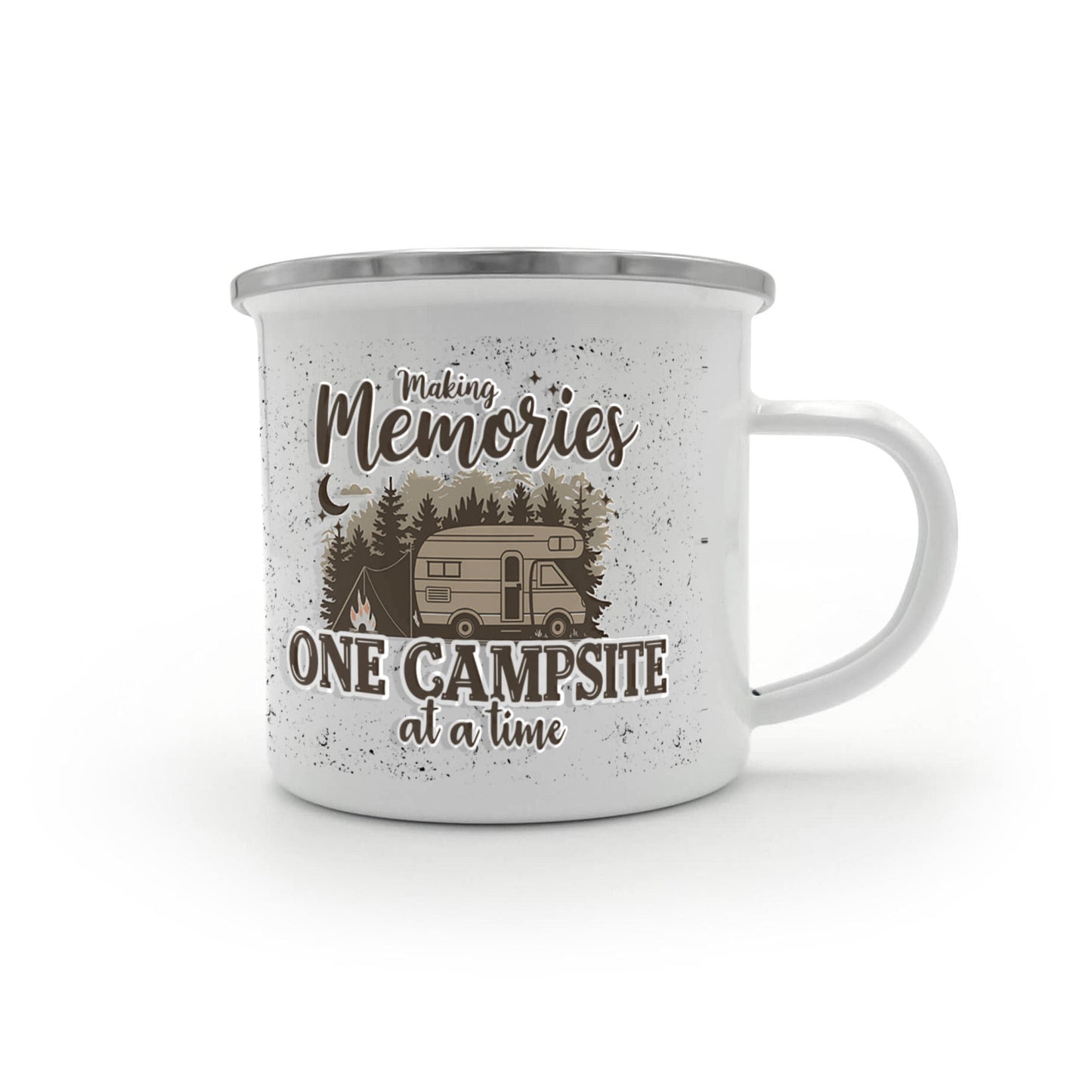 To My husband - Enamel Camping Mug