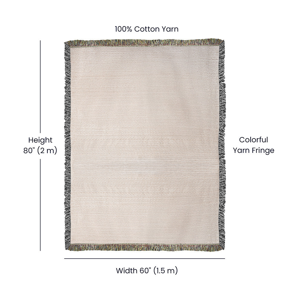 Vertical Family Tree -Heirloom Woven Blanket